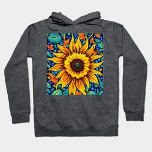 Psychedelic Sunflower Hoodie